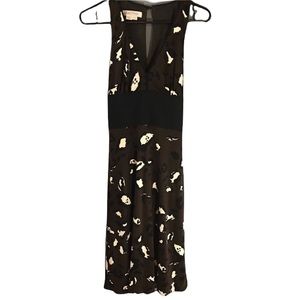 Awesome 100 % Silk Kay Unger NY Cow Print Dress 2